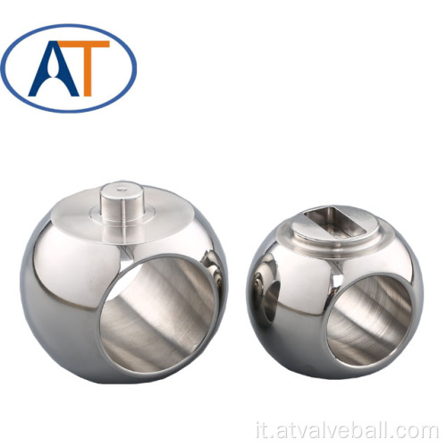 sfera di trunnion in acciaio per valvola a sfera